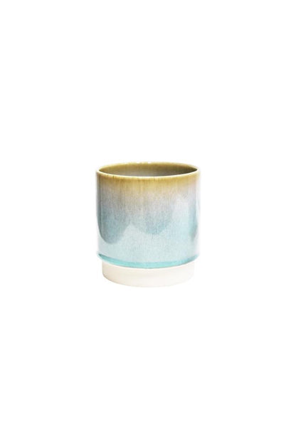 Copenhagen Two Tone Aqua Planter (suitable for 12c growing pots)